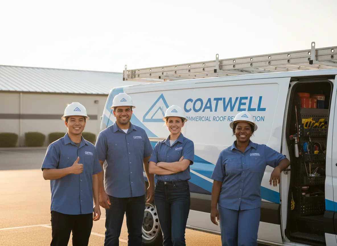 Commercial roof coating company in Rochdale, MA